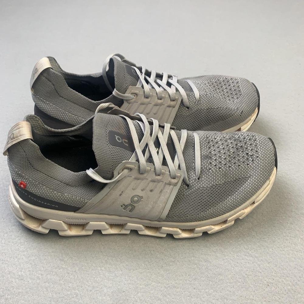 On Cloudswift Shoes Mens Size 8.5 Gray Mesh CloudTec Road Running Sneakers